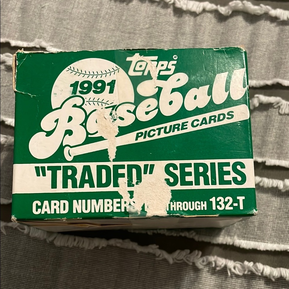 Topps 1991 Baseball Picture Cards “Traded” Series Card Numbers 1-T through 132-T